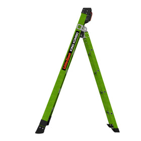 Little Giant King Kombo 1-handed hinge in use for seamless configuration changes