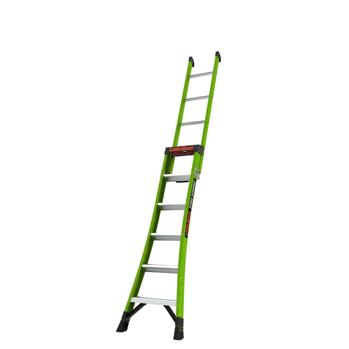 Little Giant King Kombo 10ft Extension image illustrating extended reach safely