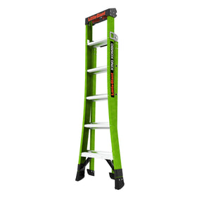 Little Giant King Kombo Ground Cue and V-bar on uneven surfaces