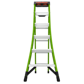 Little Giant King Kombo rear access for tight spaces between studs