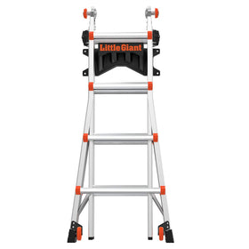 Little Giant Ladder Storage Rack holds up to 75 pounds to keep ladders secure.