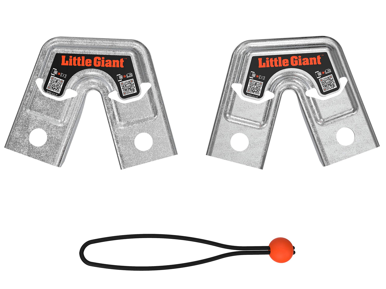 Little Giant Leveler Trestle Bracket on ladder enables portable trestle scaffolding