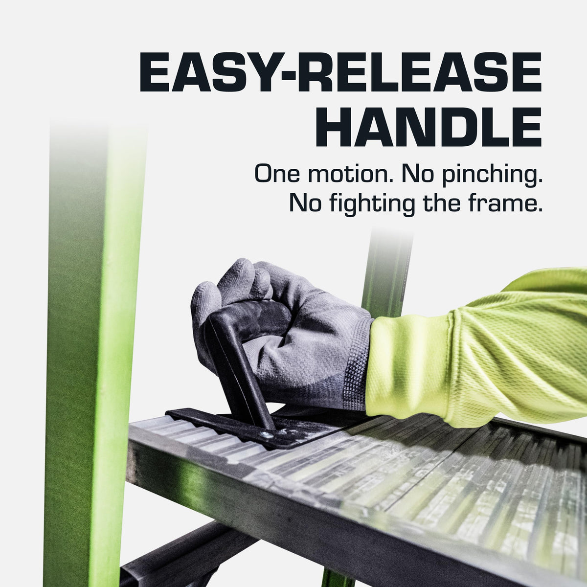 Full 165 square inch platform for extended, comfortable working space