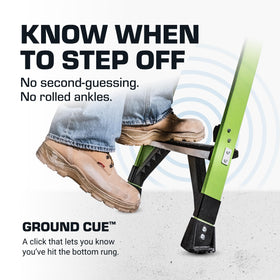 MightyLite 3-inch steps provide secure footing on each ascent