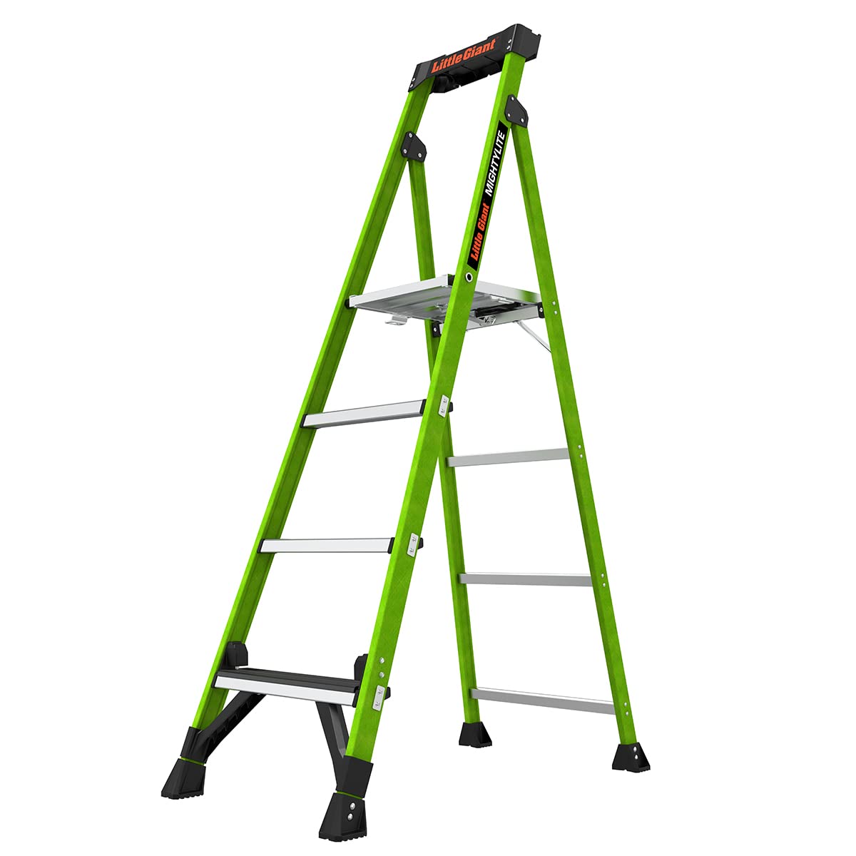 Little Giant MightyLite 6' stepladder with Ground Cue for confident stepping
