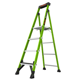 Little Giant MightyLite 6' stepladder with Ground Cue for confident stepping