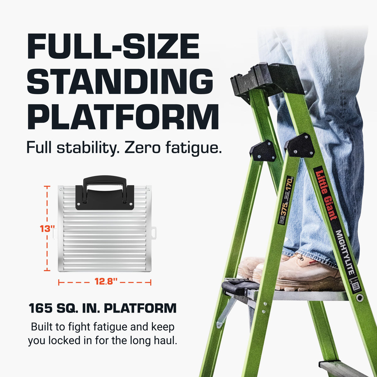 MightyLite hi-visibility green fiberglass improves site visibility