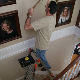 Little Giant Project Tray supports up to 25 lbs for a sturdy work surface.
