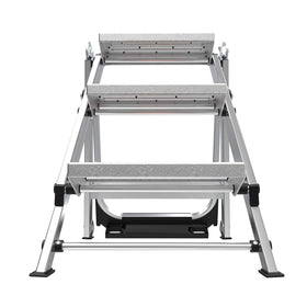 Little Giant Safety Step's slim footprint fits narrow storage spaces