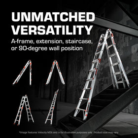 Little Giant Velocity extension configuration offers versatile reach for tasks