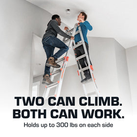 Little Giant Velocity Rock Locks allow quick, precise height adjustments