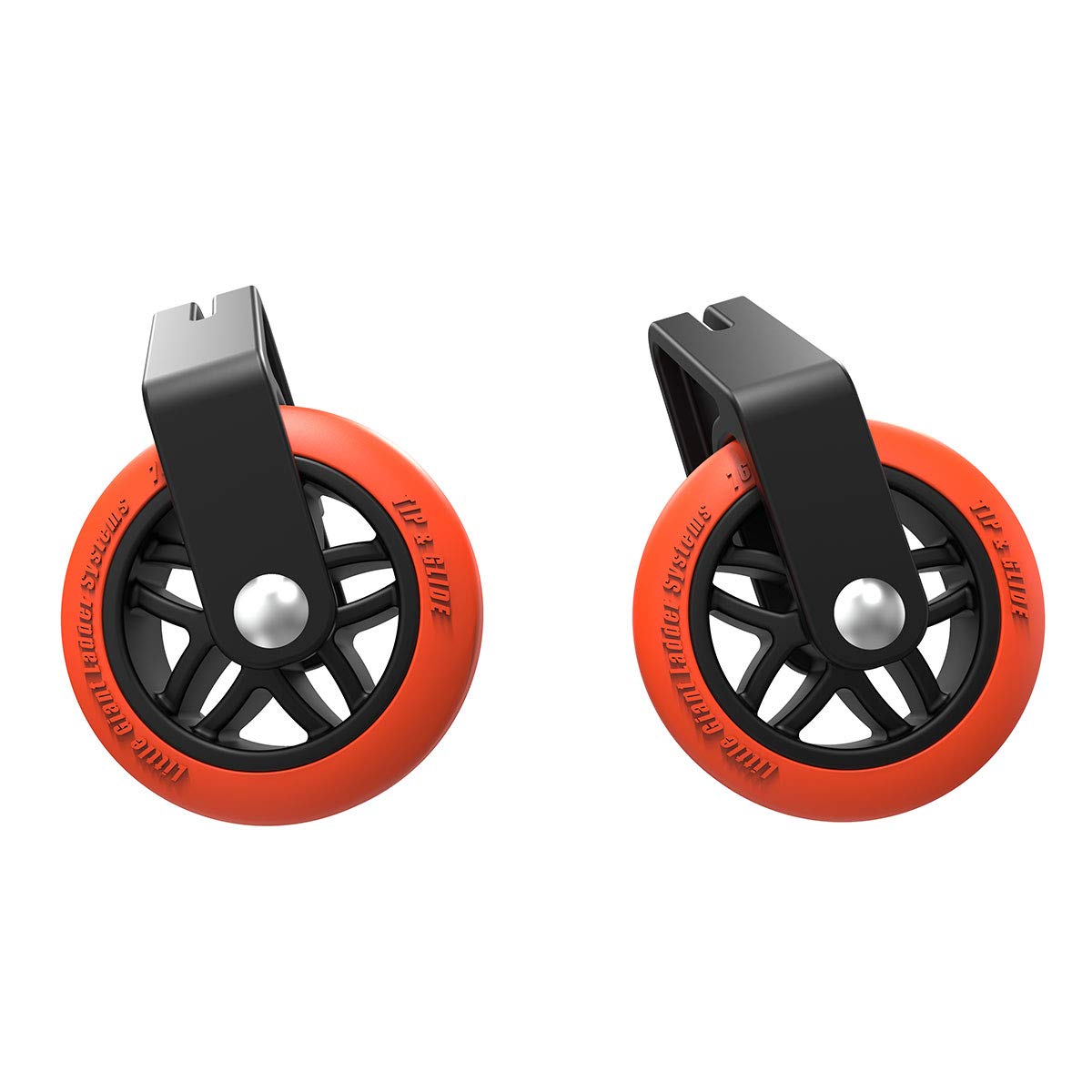 Little Giant Wheel Kit retrofit for quick transport and stable positioning on job sites.