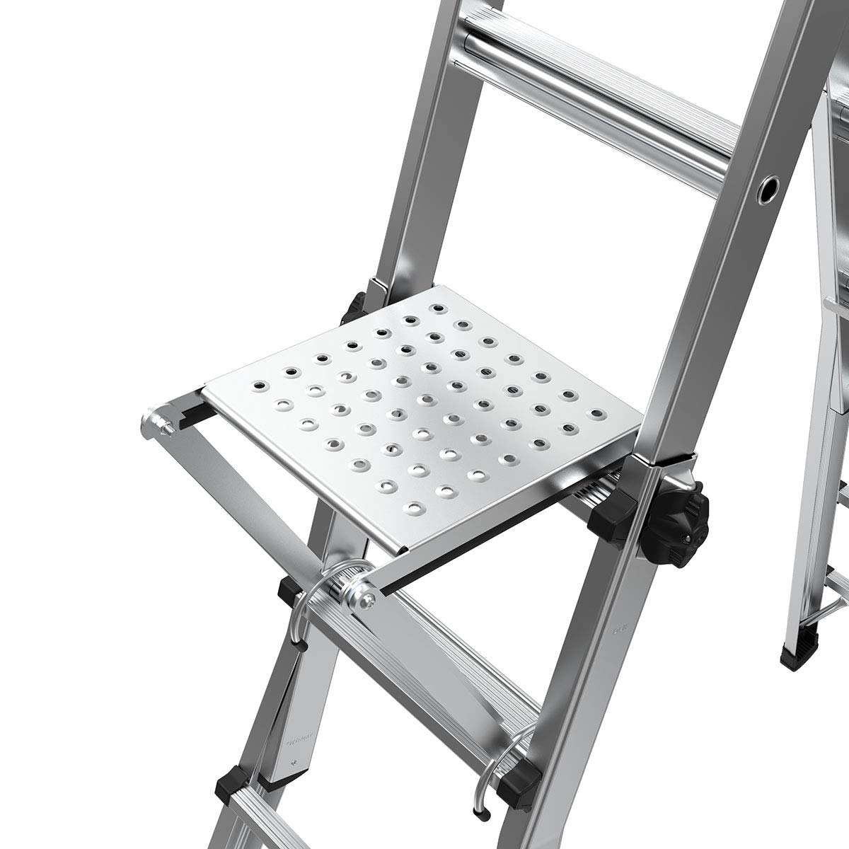 Little Giant 10104 Work Platform holding paint and tools for efficient task flow