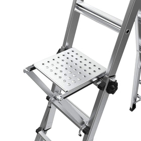 Little Giant 10104 Work Platform holding paint and tools for efficient task flow