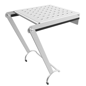Little Giant 10104 Work Platform tray in use holding paint and tools for easy access