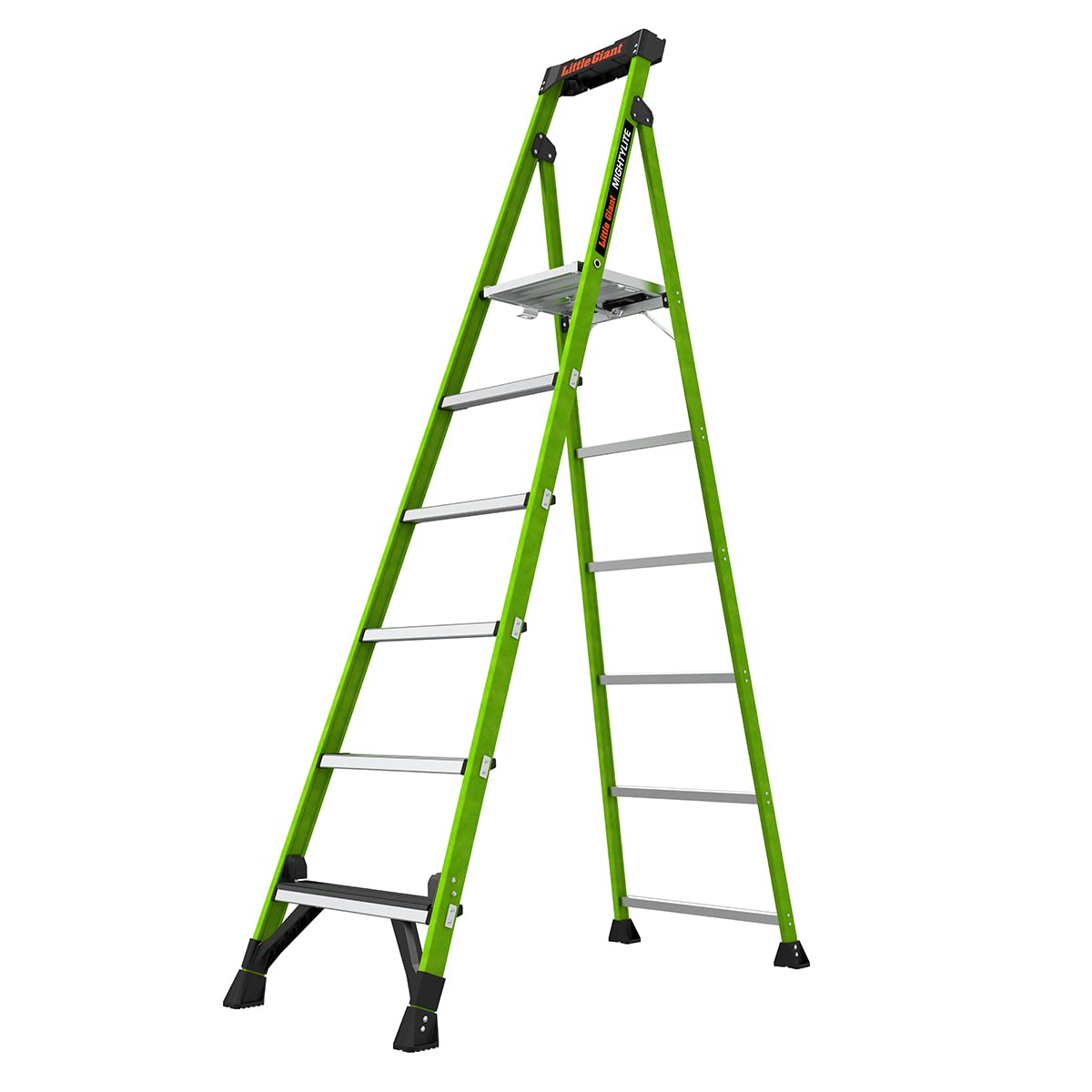 Little Giant MightyLite 2.0 platform with ample standing room for long tasks.
