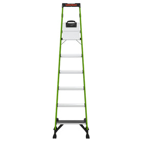 Rigid full-box rung construction reduces flex under weight.