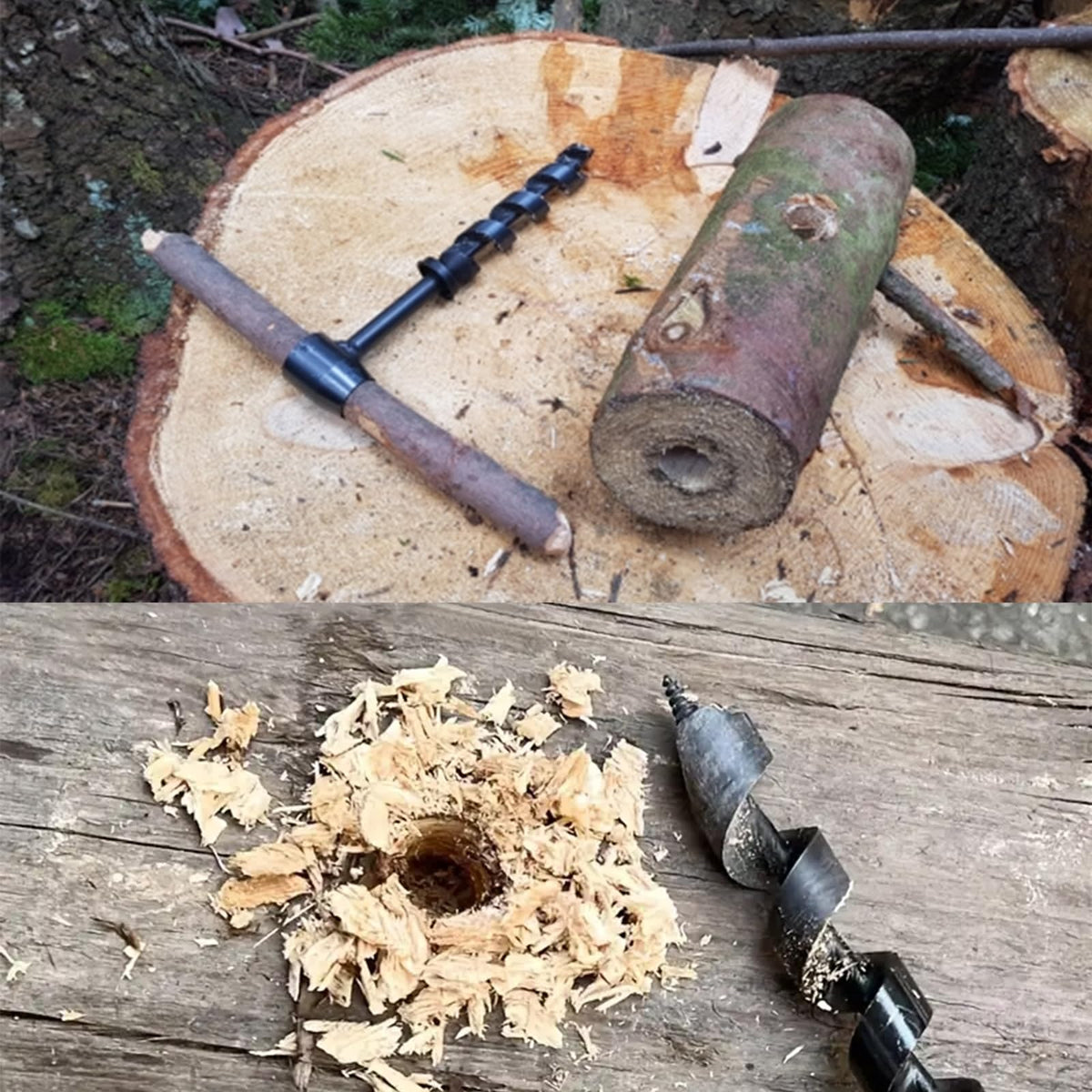 LittleVoleSherry ergonomic hand drill with scotch eye leverage.