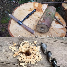LittleVoleSherry ergonomic hand drill with scotch eye leverage.