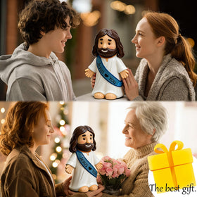LIULO TOOL Jesus Love You solar lighted figurine packaging ready gift idea