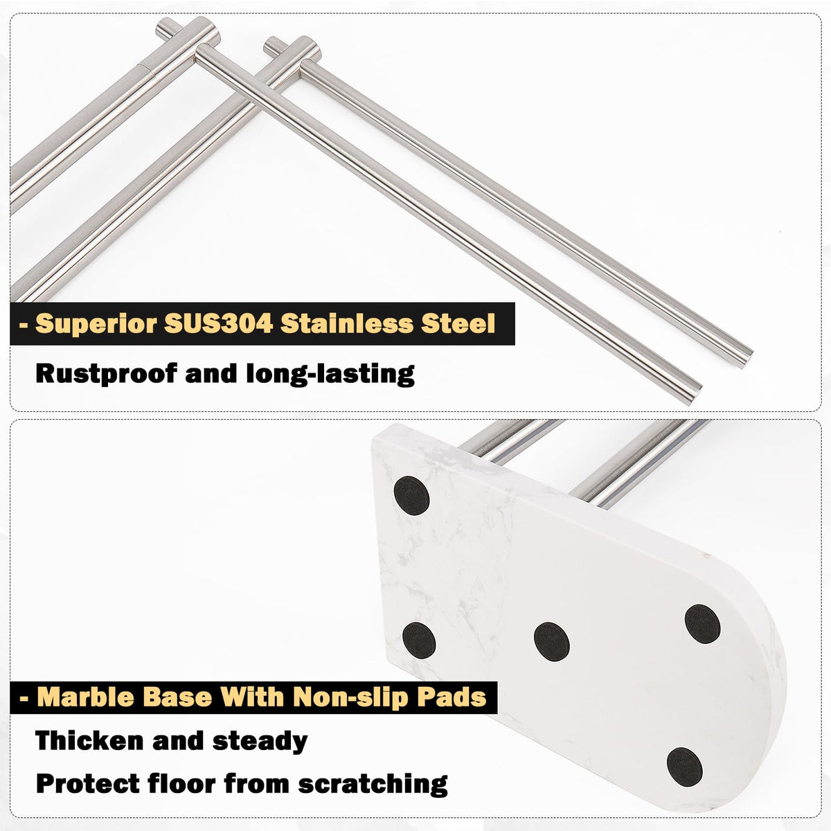 Livabber non-slip base protects floors during use