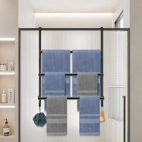 Livabber rack angle view indicating efficient air circulation for quicker drying