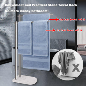 Livabber towel rack ready to assemble without installation