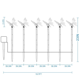Liveasily patent-design butterfly lights create a distinctive outdoor charm.