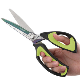 LIVINGO Heavy Duty Scissors in pruning and gardening use for precise cuts.