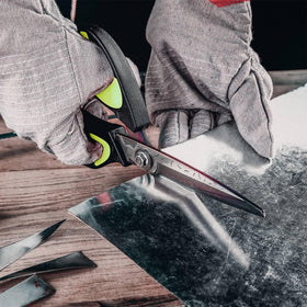LIVINGO Heavy Duty Scissors cutting wires and decorative materials with reliability.