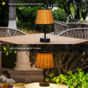 Livinlarge boho decor lamp enhances porch or balcony ambiance