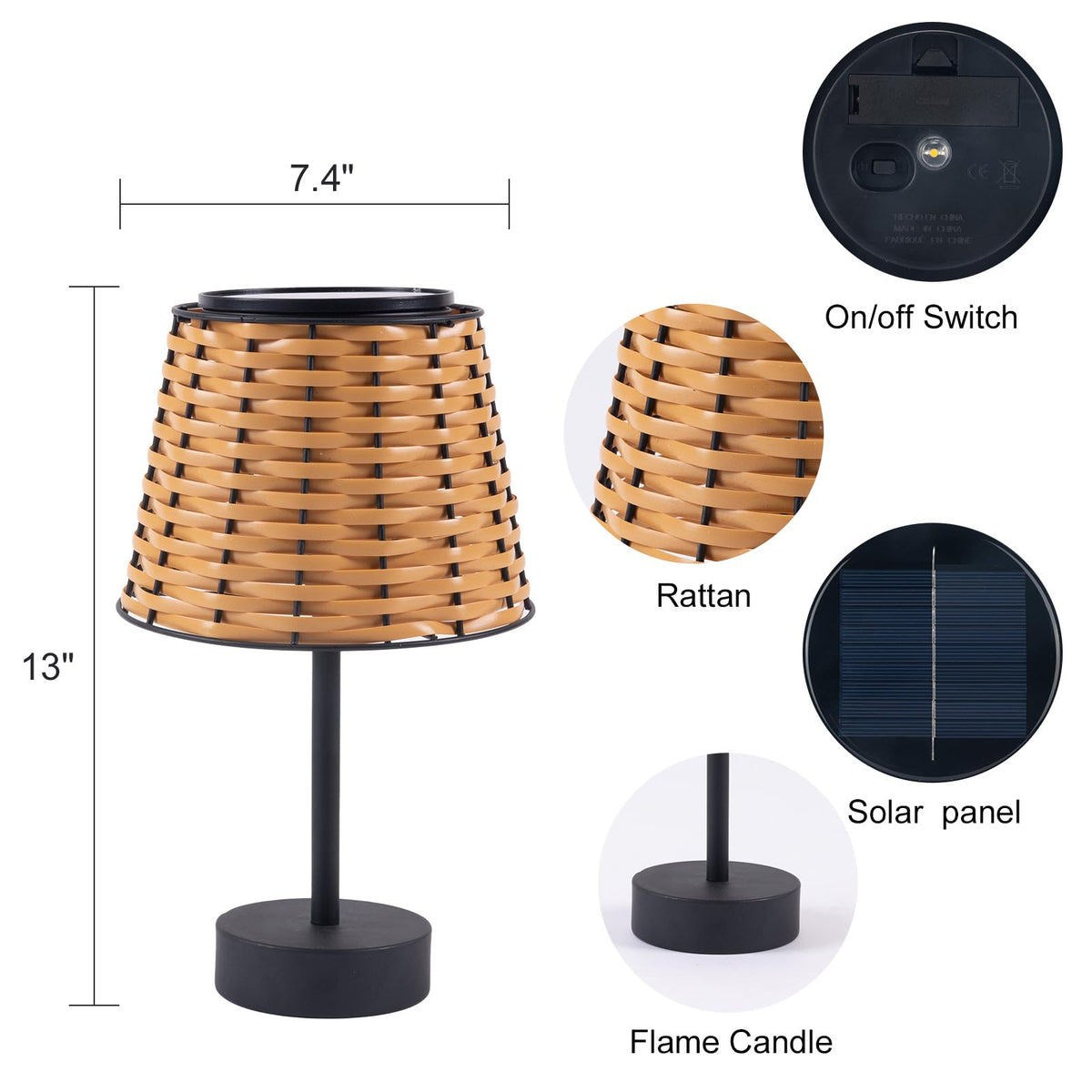 Livinlarge outdoor lamp adds garden decor and curb appeal