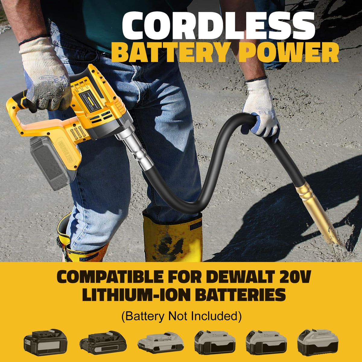 LIVOWALNY 6000RPM vibration for consistent density.