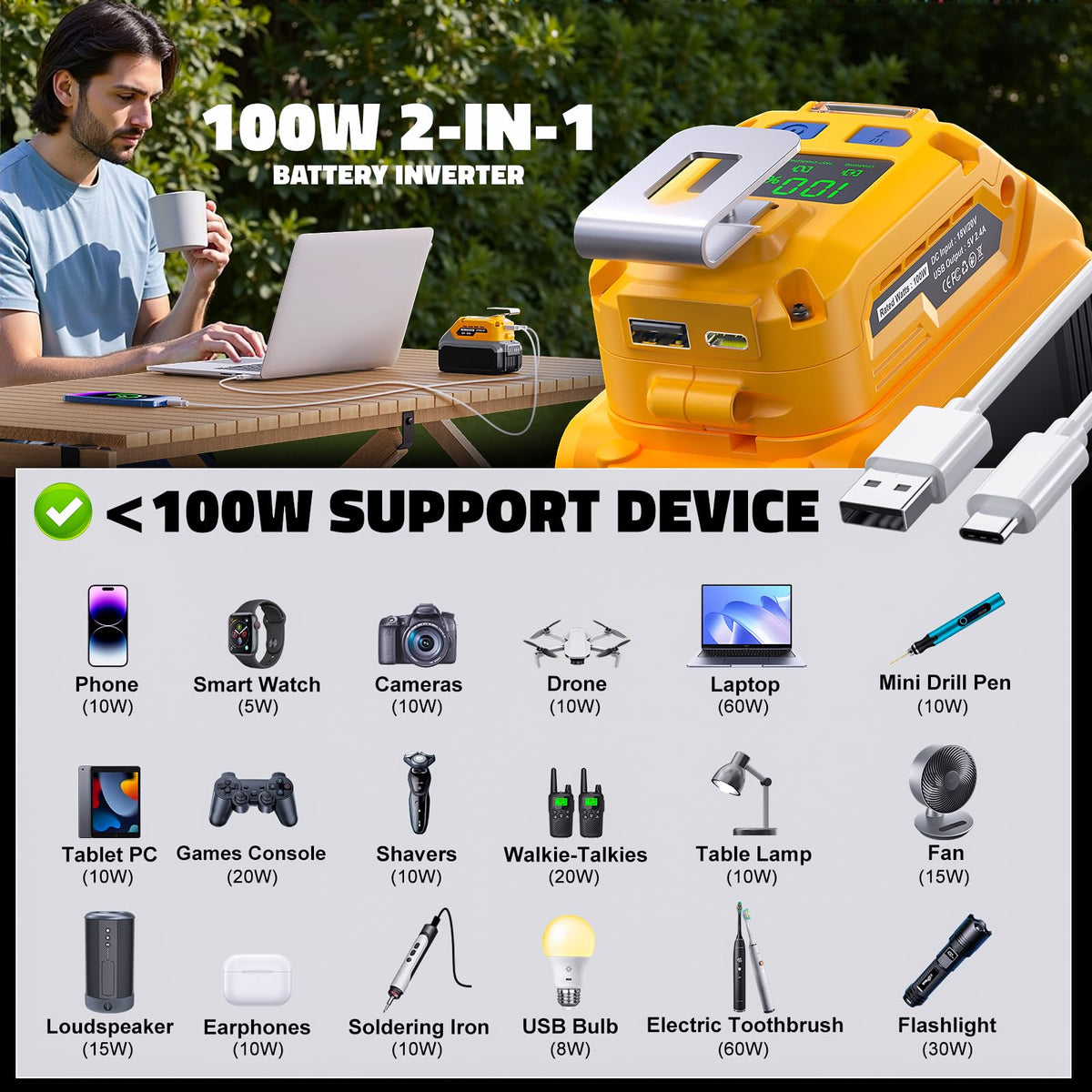 LIVOWALNY compact design for portable on-site use