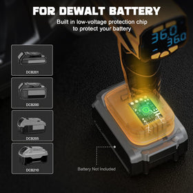 LIVOWALNY digital display shows precise pressure and lets you set targets.
