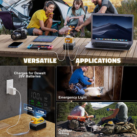 LIVOWALNY dual-port unit powers tools and devices from a single charger