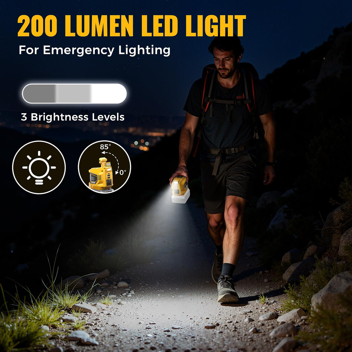 LIVOWALNY ideal for camping and travel to power essential devices.