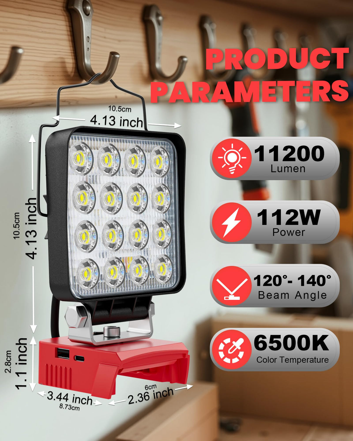 LIVOWALNY 11200lm brightness head highlighting strong illumination