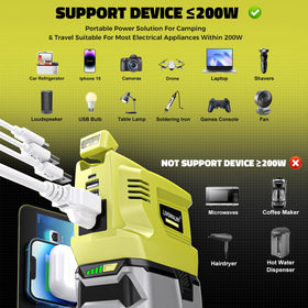 LIVOWALNY LED work light with adjustable brightness for tasks