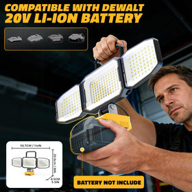 LIVOWALNY 3-head design provides wide coverage for workshops