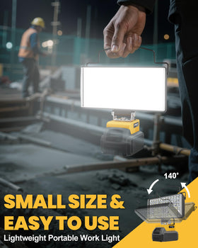 LIVOWALNY LED work light ideal for emergency and job-site scenarios.