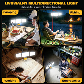 LIVOWALNY low and high brightness modes tailor lighting
