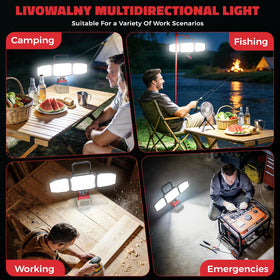 LIVOWALNY built-in safety protections prevent over-discharge and short-circuits.