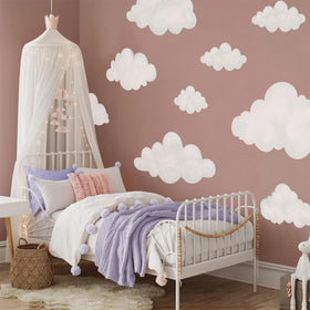 Liwo self-adhesive fabric clouds remove easily without residue for quick updates