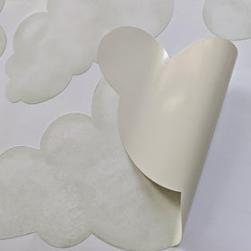 Liwo watercolor clouds brighten kids' playrooms with a soft, inviting sky theme