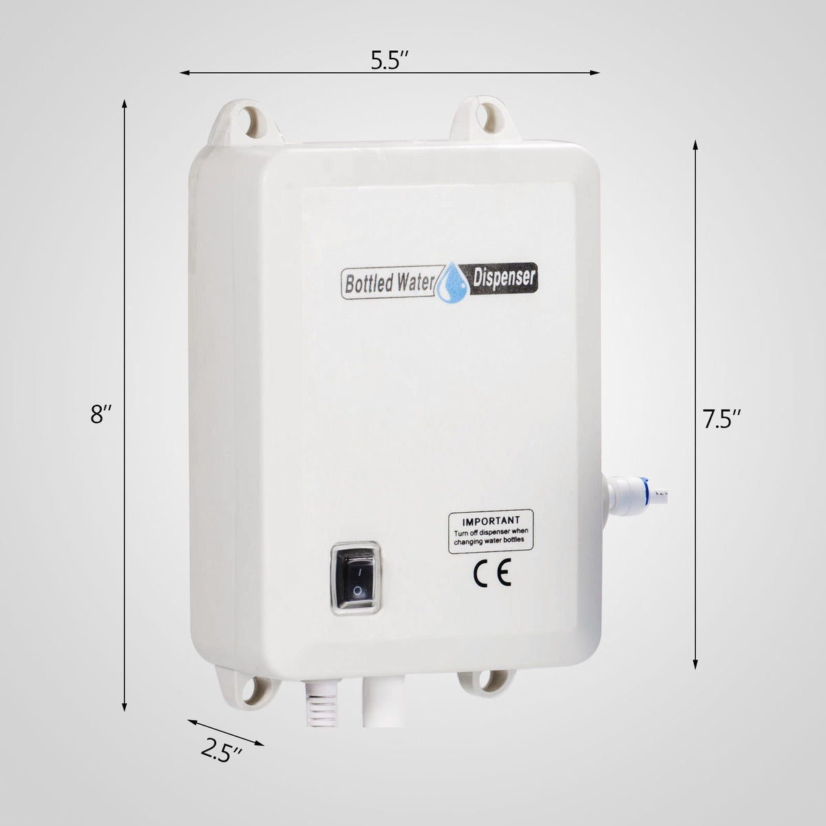 Liyuan 5-gallon water pump inlet assembly enabling reliable water supply.