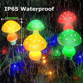 LiyuanQ easy-install mushroom lights require no tools
