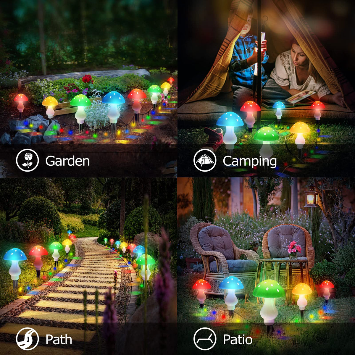 LiyuanQ garden wedding decor lights add magical outdoor ambience