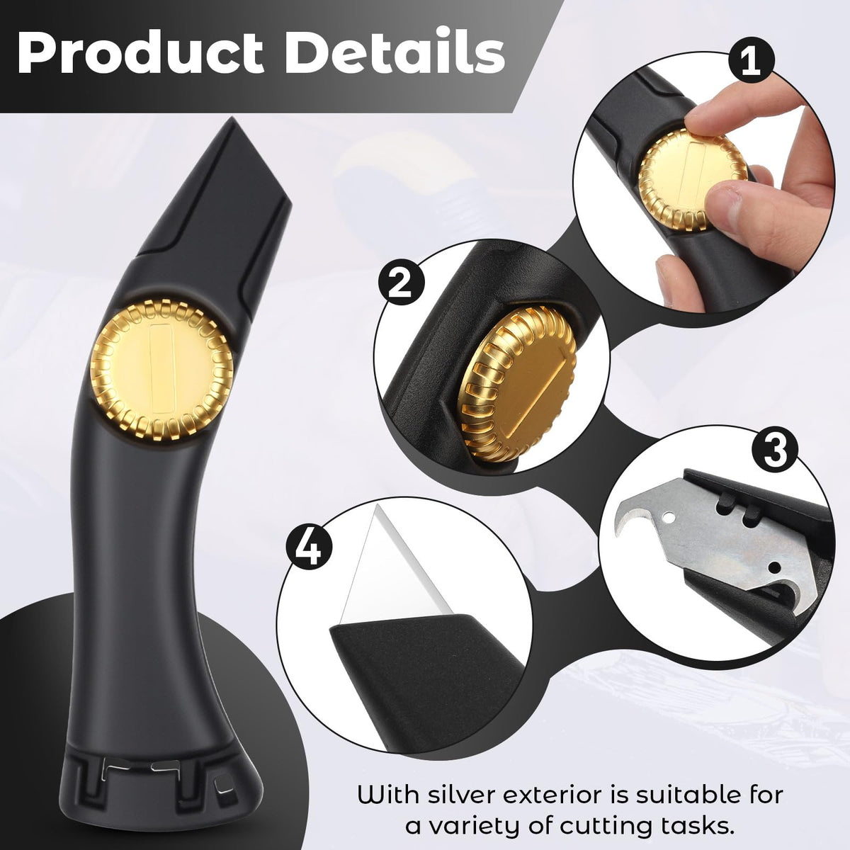 Lizenoz built-in blade storage promotes quick blade changes on-site.