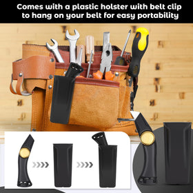 Lizenoz portable sheath with belt clip for easy carry.
